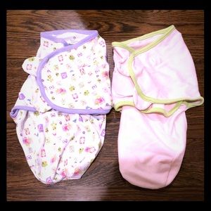 Baby Girl Swaddle Blankets (2)